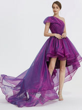 A-Line/Princess One-Shoulder Asymmetrical Prom Dresses