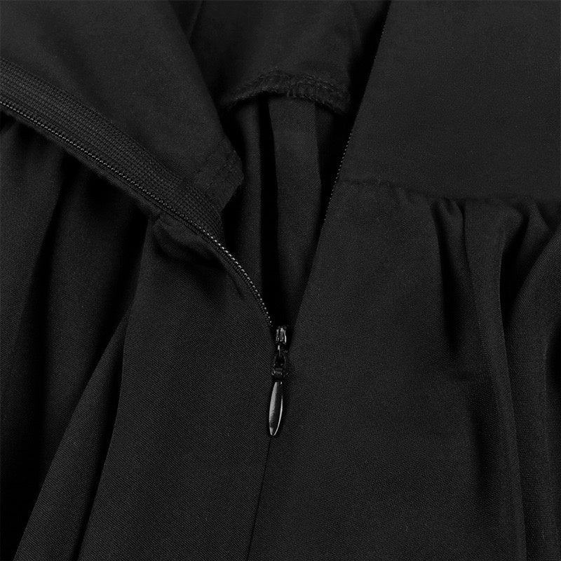 A-Line/Princess Ankle-Length Retro Vintage Punk & Gothic Medieval Renaissance Maxi Cosplay Casual Daily Skirt