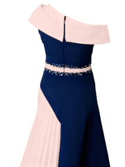 A-Line/Princess One-Shoulder Ankle-Length Mother of the Bride Dresses With 3D Flowers